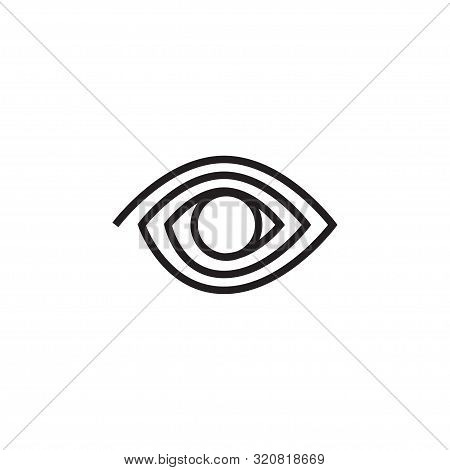 Abstract Eye Graphic Design Template Vector Isolated