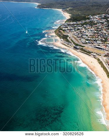 Merewether Beach - Newcastle Nsw Australia - Aerial View