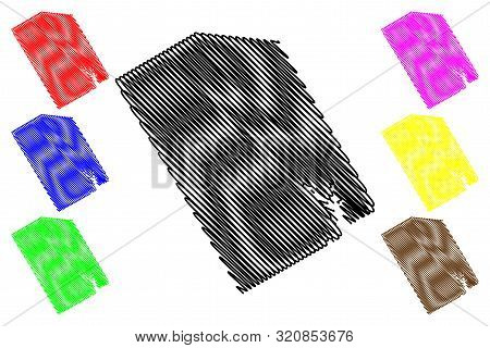 Limestone County, Texas (counties In Texas, United States Of America,usa, U.s., Us) Map Vector Illus