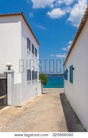 The Small Authentic Streets Of Spetses Island