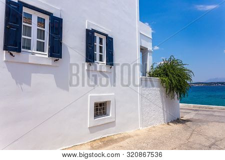 The Small Authentic Streets Of Spetses Island