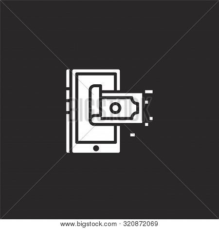 Online Payment Icon. Online Payment Icon Vector Flat Illustration For Graphic And Web Design Isolate