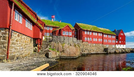 Torshawn city - the capital of The Faroe Islands, Denmark.Old Town
