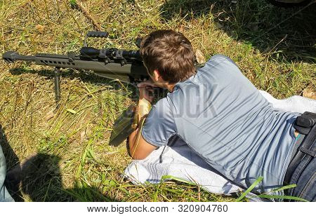 Taking Aim With The Barret .50 Cal. Say Bye To Whatever Is Down Range!