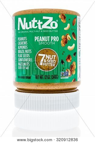 Wnneconne, Wi - 6 September 2019:  A Jar Of Nuttzo Mutli-nut And Seed Butter Peanut Pro Smooth Sprea