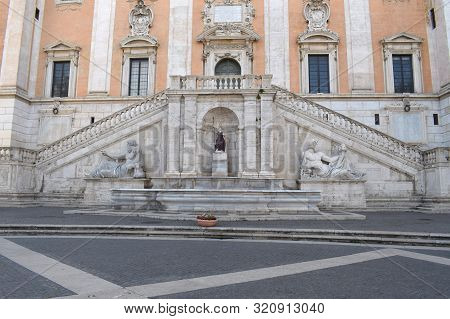 New Palace In Capitol Square, Rome Italy