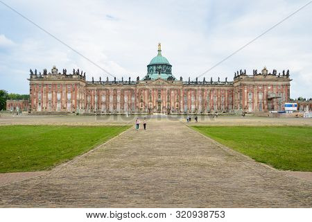 Potsdam, Germany - July 2019: New Palace In Potsdam. The New Palace Is A Palace Situated On The West