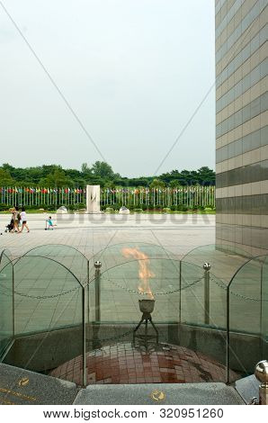 Olympic Park In Seoul In Summer, South Korea