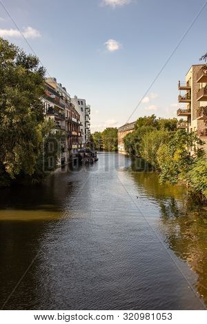 Picture From The River Elster In The Near From Karl Heine Canal.this Is A Beautiful Way For Waterspo