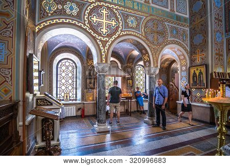 Foros. Crimea - June 9. 2019. Interior Of Church Of The Resurrection