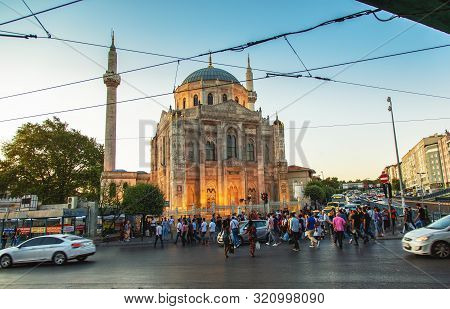 Istanbul, Turkey: Pertevniyal Valide Sultan Mosque, Also Known As Aksaray Valide Mosque, In Laleli, 