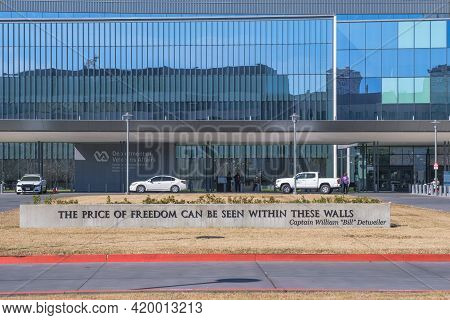New Orleans, La - January 19: Entrance To Southeast Louisiana Veterans Hospital On January 19, 2021 