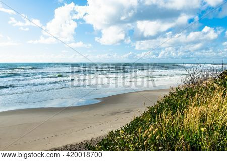 Landscape Of Sao Pedro De Maceda Beach. Ovar, Portugal.