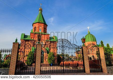 Intercession Church In Kamiani Potoky Village Near Kremenchug, Ukraine