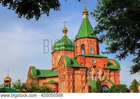Intercession Church In Kamiani Potoky Village Near Kremenchug, Ukraine