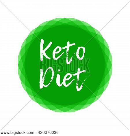 Ketogenic Diet Logo Sign. Keto Diet. Keto Friendly.