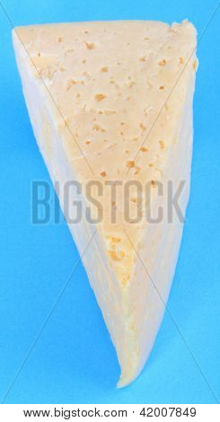 ? heese su sfondo blu