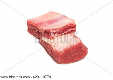 Raw Beef Ribs Isolated Image & Photo (Free Trial) | Bigstock