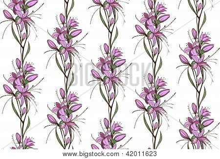 Lilie Blumen nahtlose Muster