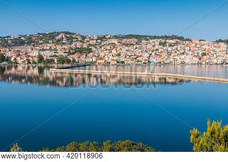 Argostoli, Kefalonia, Greece. View Of Argostoli Town, Kefalonia Island, Ionian Sea, Greece.