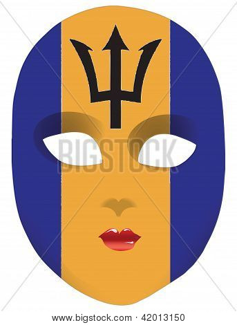Mask Flag Barbados