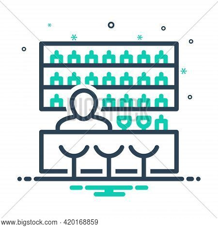 Mix Icon For Bar Bout  Pub Counter Restaurant Drink Table Glass Wine People