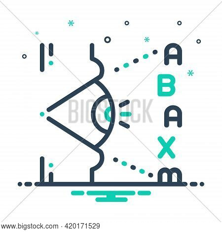 Mix Icon For Ametropia Test Eye Treatment Eyecare