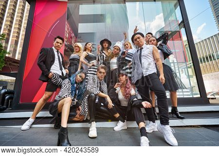 KUALA LUMPUR, MALAYSIA - JANUARY 18, 2020: models posing for photographer on Sephora grand opening day at Fahrenheit 88 shopping mall in Kuala Lumpur.