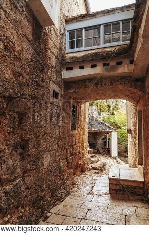 Pustinja Blaca Hermitage, Monastery On The Brac Island, Croatia.
