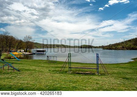 Bor Lake Artificial Lake In Eastern Serbia Near The City Of Bor
