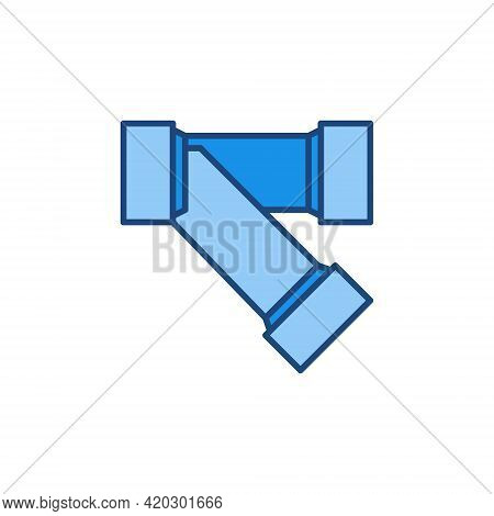 Sanitary Brass Filter For Water Pipe Y Type Colored Icon