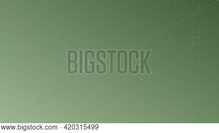 Abstract Geometric Background Of Sircles. Green Pixel Background With Empty Space. Vector Illustrati