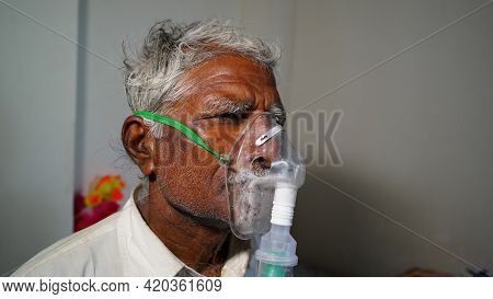 03 May 2021- Reengus, Sikar, India. Concept Home Quarantine, Prevention Covid-19 Or Coronavirus Outb
