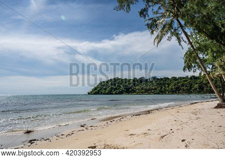 Beautiful Idyllic Seascape View On Kohkood Island In Low Season Travel.koh Kood, Also Known As Ko Ku