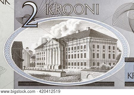 University Of Tartu From Estonian Money - Krooni