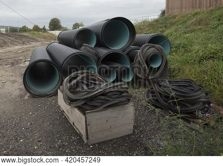 Water Pipe Or Tube In Hydraulic Engineering