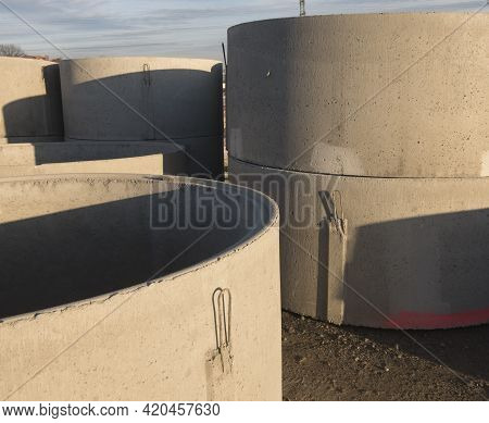 Water Pipe Or Tube In Hydraulic Engineering