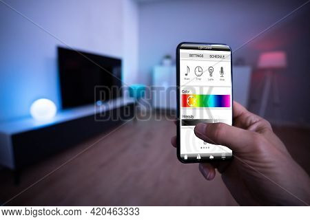 Smart Light Control Using Mobile Phone And Smarthome