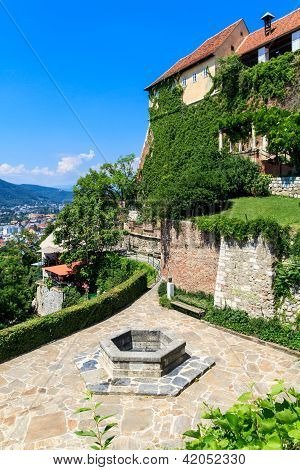 Castello di Schlossberg In Graz, Stiria, Austria