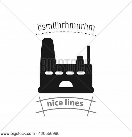 Factory Simple Vector Icon. Factory Isolated Icon