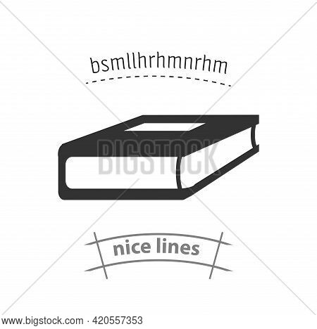 Book Simple Vector Icon. Book Isolated Icon