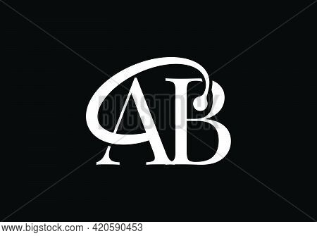 Initial Monogram Letter Ab Logo Design Templet. Sign And Symbol.