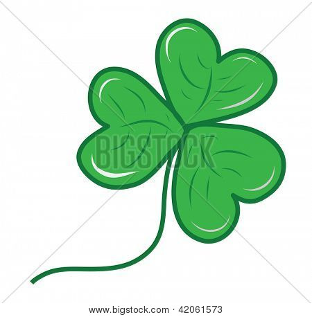 Klee-Blatt-Symbol für St. Patrick Tag und Irich Nationalfeiertag