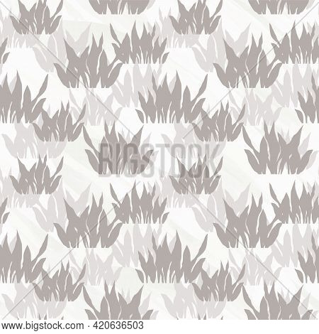 Abstract Seamless Pattern With Leaves. Vector Fail.