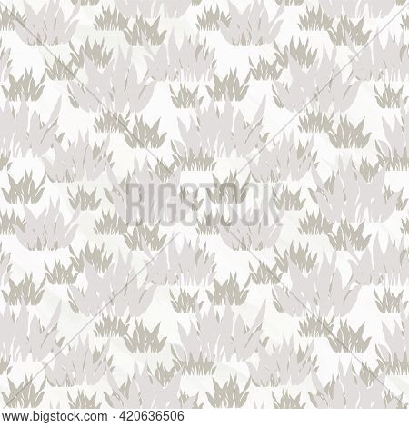 Abstract Seamless Pattern With Leaves. Vector Fail.