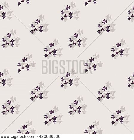 Abstract Seamless Pattern With Leaves. Vector Fail.