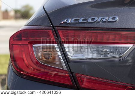 Kokomo - Circa May 2021: Honda Accord Display. The Honda Accord Is One Of The Top 25 Cars Sold In Th