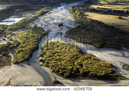 Shotover river, Queenstown, Nový Zéland