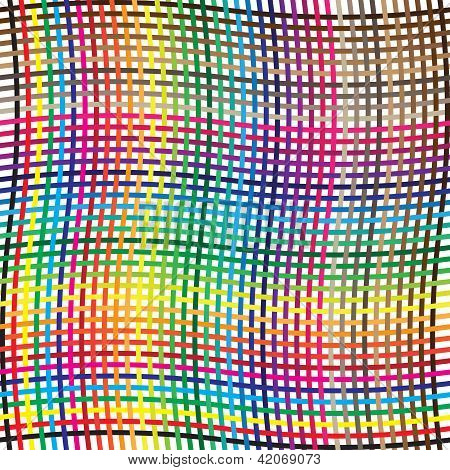 Mexican Plaid Seamless Background