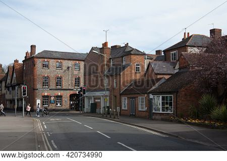 The Lamb Arcade And St Martins Street In Wallingford, Oxfordshire In The Uk, Taken On The 30th March